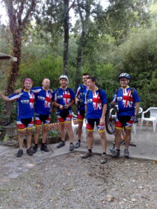 My company's maillots for the Roc d'Azur