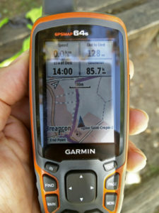 Garmin GPSMAP 64s, It has a nice big screen