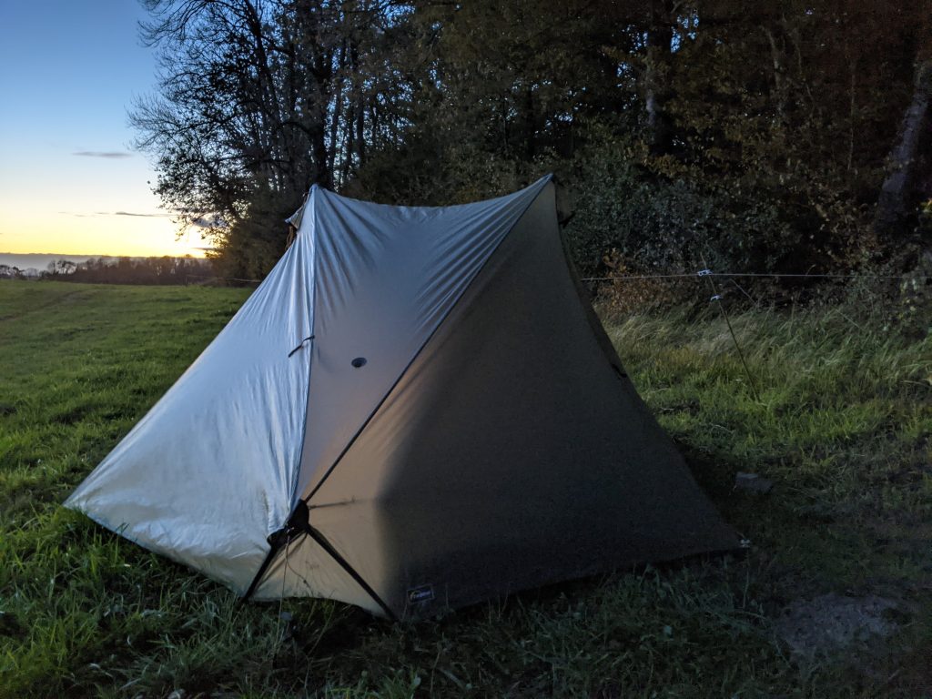 Le Chemin ViaCluny & Le GR59. Perfcet spot for my tent